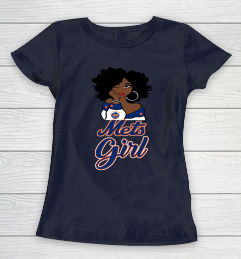 New York Metss Girl MLB Women's T-Shirt 4