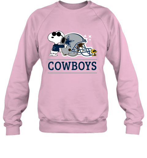 The Dallas Cowboys Joe Cool And Woodstock Snoopy Mashup Sweatshirt