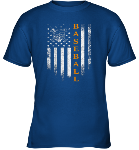 0vsi vintage usa baseball distressed american flag patriotic gift youth t shirt 26 front royal