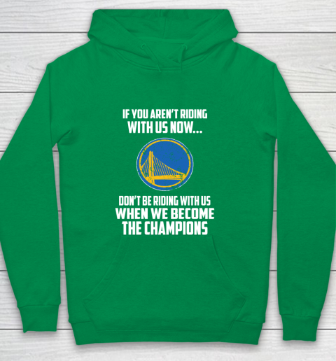 NBA Golden State Warriors Basketball We Become The Champions Youth Hoodie 4