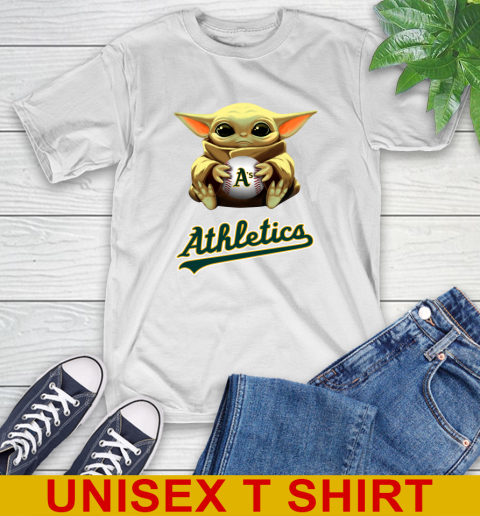 MLB Baseball Oakland Athletics Star Wars Baby Yoda Shirt