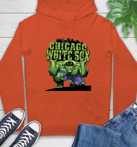Chicago White Sox MLB Baseball Incredible Hulk Marvel Avengers Sports Hoodie 5