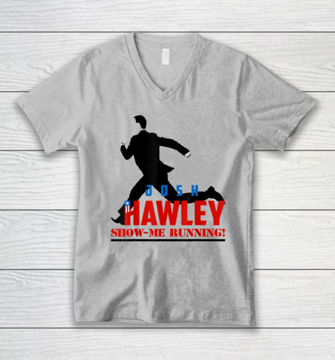 Josh Hawley Show Me Running V-Neck T-Shirt 2