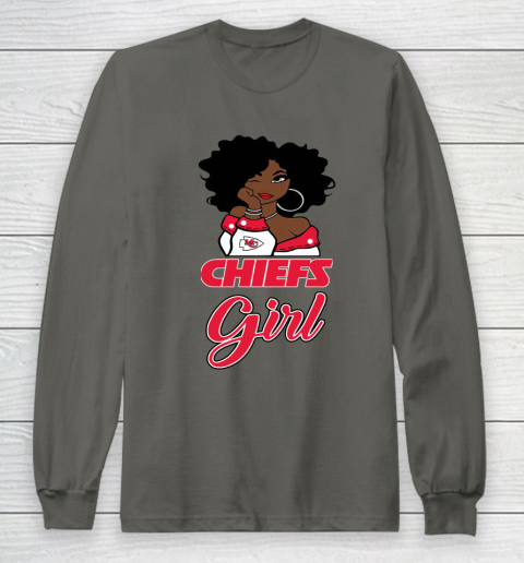 Kansas City Chiefs Girl NFL Long Sleeve T-Shirt 8