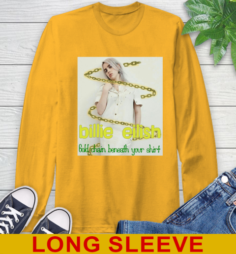 Billie Eilish Gold Chain Beneath Your Shirt 209