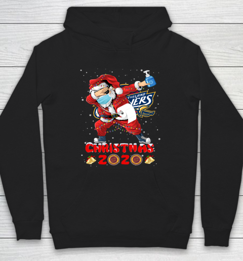 Cleveland Cavaliers Funny Santa Claus Dabbing Christmas 2020 NBA Hoodie