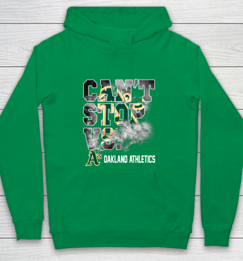 MLB Oakland Athletics Baseball Can't Stop Vs Athletics Youth Hoodie 4