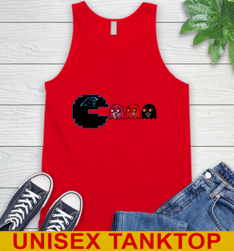 Carolina Panthers NFL Football Pac Man Champion Tank Top 7 Carolina Panthers NFL Football Pac Man Champion Tank Top - Image 7