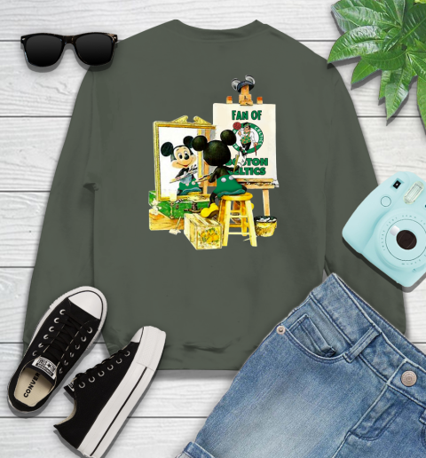 NBA Basketball Boston Celtics Mickey Drawing Shirt 112