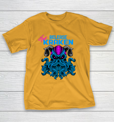 Kraken Sea Monster Vintage Release the Kraken Giant Kraken T-Shirt 2