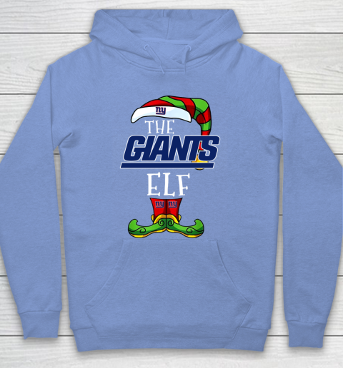 New York Giants Christmas ELF Funny NFL Hoodie 8