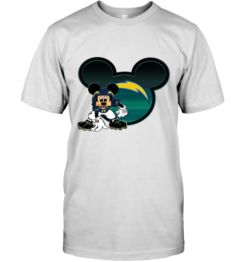 NFL Los Angeles Chargers Mickey Mouse Disney Football T Shirt