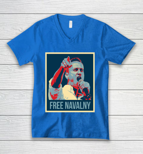 Free Navalny Shirts V-Neck T-Shirt 5