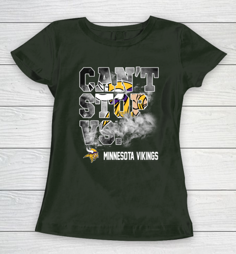NFL Minnesota Vikings Can't Stop Vs Women's T-Shirt 4