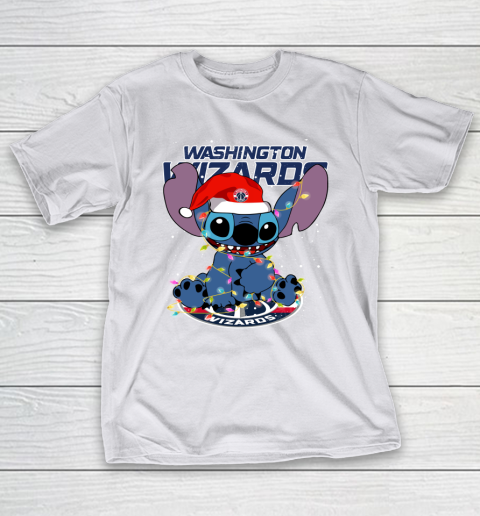 Washington Wizards NBA noel stitch Basketball Christmas T-Shirt 9