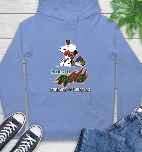 NHL The Peanuts Movie Snoopy Forever Win Or Lose Hockey Minnesota Wild 23