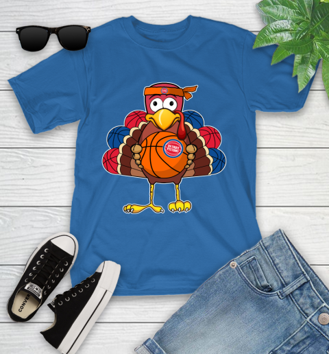 Detroit Pistons Turkey thanksgiving day Youth T-Shirt 9