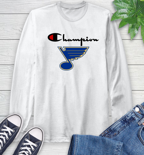 NHL Hockey St.Louis Blues Champion Shirt Long Sleeve T-Shirt