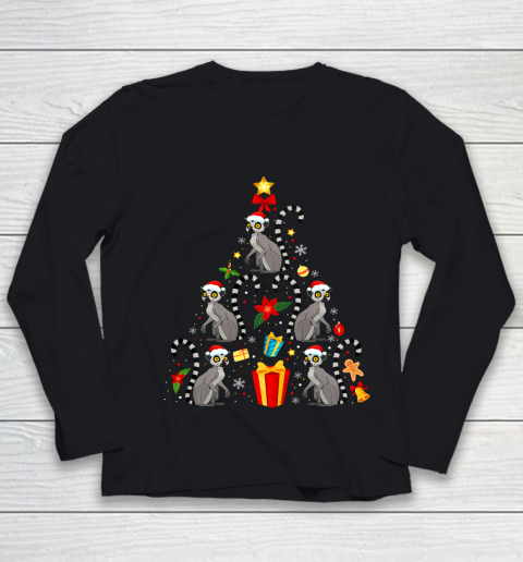 Lemur Christmas Ornament Tree Funny Gift Youth Long Sleeve