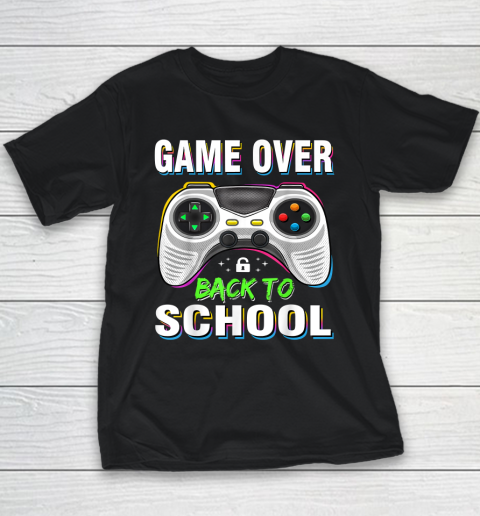 Back to School Funny Game Over Teacher Student Youth T-Shirt