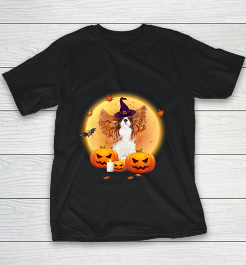 Halloween Cavalier King Charles Spaniel Funny Hallowe'en Youth T-Shirt