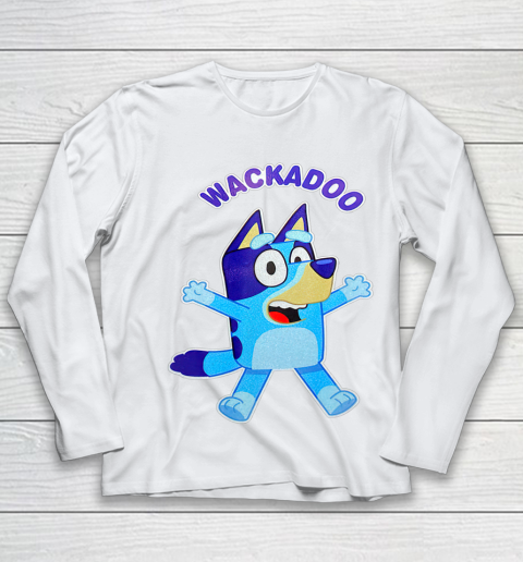 Wackadoo Blueys Love Fathers Day Gift Youth Long Sleeve