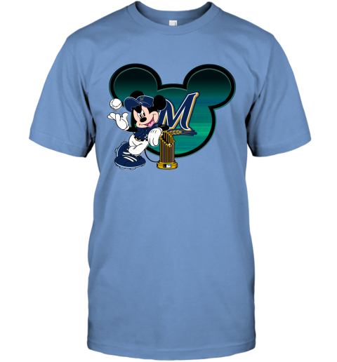 MLB Chicago Cubs The Commissioner's Trophy Mickey Mouse Disney Shirt