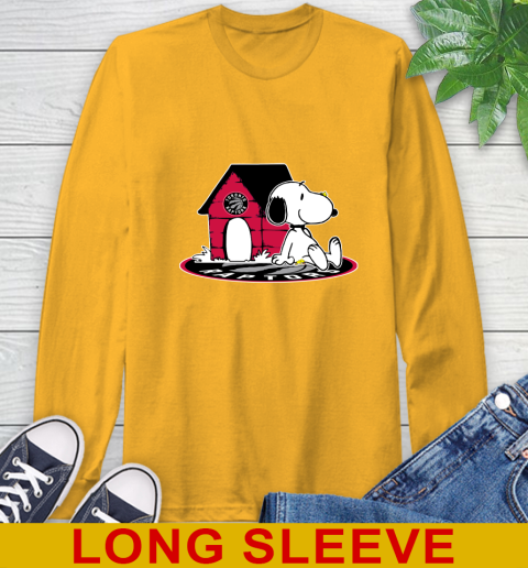 NBA Basketball Toronto Raptors Snoopy The Peanuts Movie Shirt Long Sleeve T-Shirt 3
