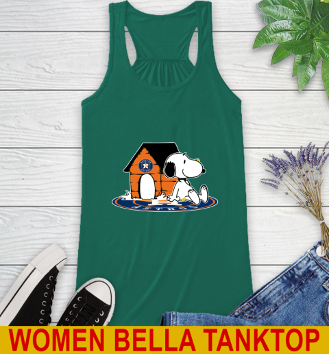 MLB Baseball Houston Astros Snoopy The Peanuts Movie Shirt Racerback Tank 7