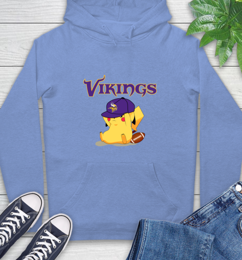 NFL Pikachu Football Sports Minnesota Vikings Hoodie 11