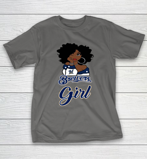 Milwaukee Brewerss Girl MLB T-Shirt 9