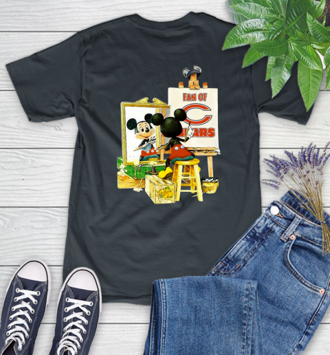 NFL Football Chicago Bears Mickey Drawing Shirt 87