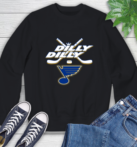 NHL St.Louis Blues Dilly Dilly Hockey Sports Sweatshirt 2