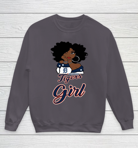Detroit Tigerss Girl MLB Youth Sweatshirt 6