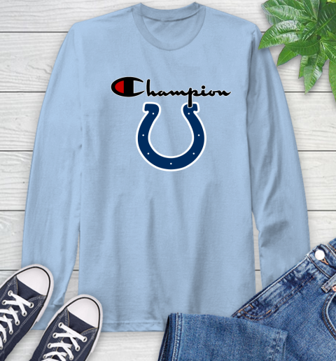 NFL Football Indianapolis Colts Champion Shirt Long Sleeve T-Shirt 6