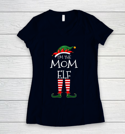Womens I'm The-Mama-Elf Matching-Family Christmas T-Shirt Womens I'm The-Mama-Elf Matching-Family Christmas T-Shirt