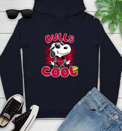NBA Basketball Chicago Bulls Cool Snoopy Shirt Youth Hoodie 3