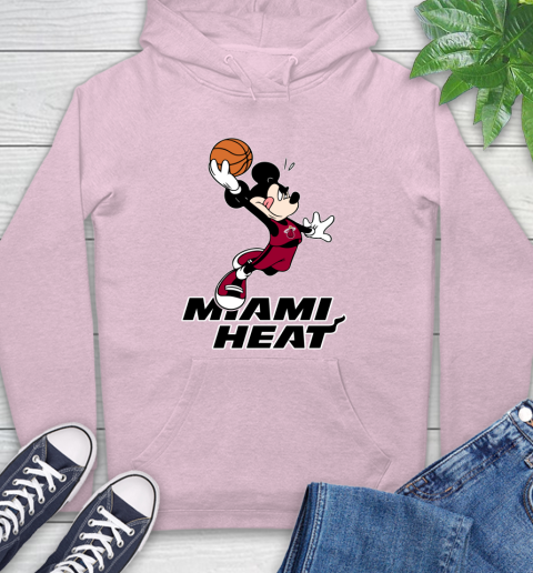 NBA Basketball Miami Heat Cheerful Mickey Mouse Shirt Hoodie 10