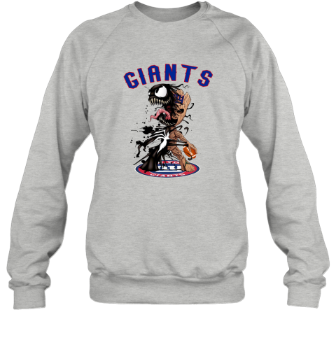 NFL New York Giants Football Venom Groot Guardians Of The Galaxy vPXLsrQ45nx sweatshirt 35 95 151514 front sport grey