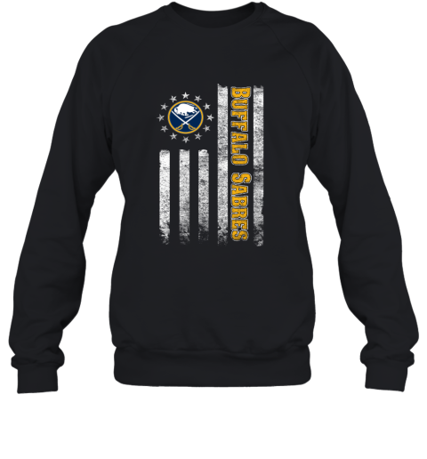 NHL American Flag Hockey Sports Buffalo Sabres Sweatshirt