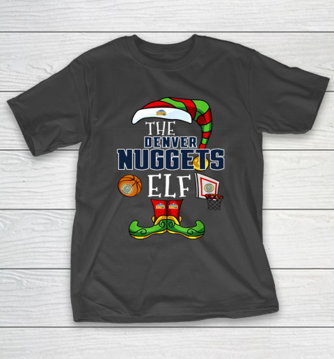 Denver Nuggets Christmas ELF Funny NBA T-Shirt