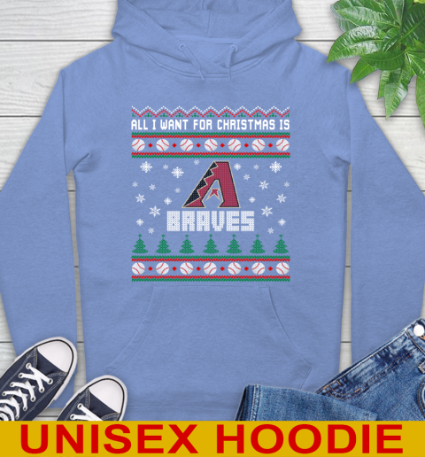 MLB All I Want For Christmas Is Atlanta Braves Baseball Sports 23