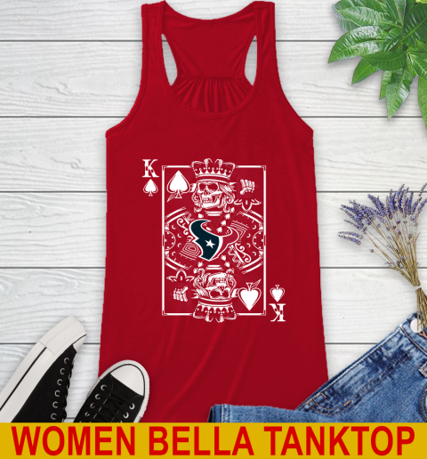 Houston Texans NFL Football The King Of Spades Death Cards Shirt Racerback Tank 4