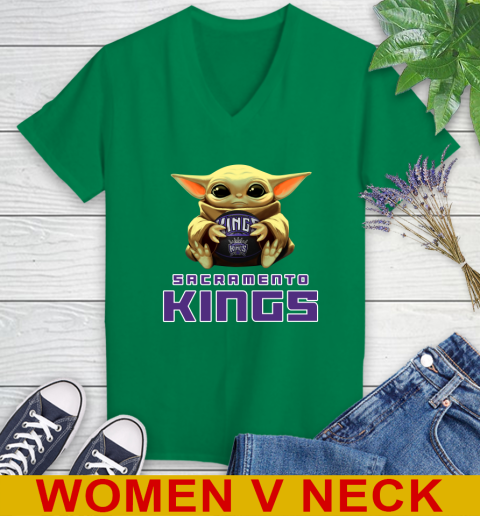 NBA Basketball Sacramento Kings Star Wars Baby Yoda Shirt 82