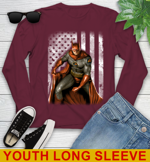 Phoenix Suns NBA Basketball Batman DC American Flag Shirt Youth Long Sleeve 6