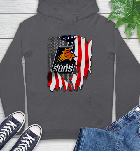 Phoenix Suns NBA Basketball American Flag Hoodie 7