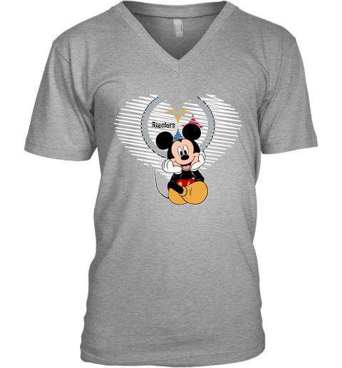 Pittsburgh Steelers Slogan Steel Curtain Mickey Mouse T-Shirt - T-shirts  Low Price