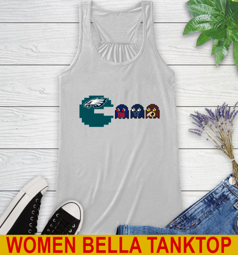 Philadelphia Eagles NFL Football Pac Man Champion Racerback Tank