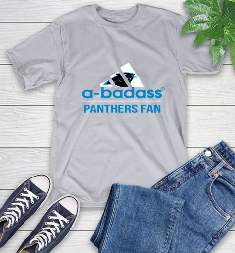 Carolina Panthers NFL Football A Badass Adidas Adoring Fan Sports T-Shirt 6