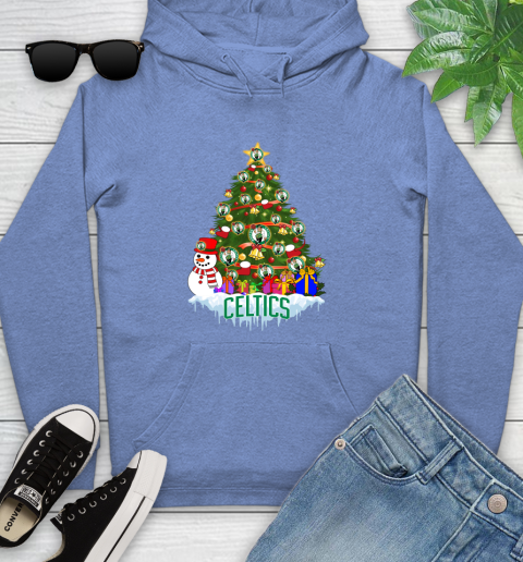 Boston Celtics Merry Christmas NBA Basketball Sports Youth Hoodie 12